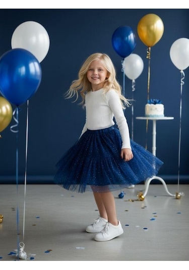 Zekids Kız Çocuk Pamuklu Kaşkorse Bluz-16456 Ekru