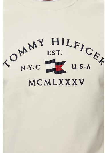 Tommy Hilfiger Erkek Sweat Mw0mw35526 Z00 Açık Bej Açık Bej Tommy Hilfiger Erkek Sweat Mw0mw35526 Z00 Açık Bej Açık Bej