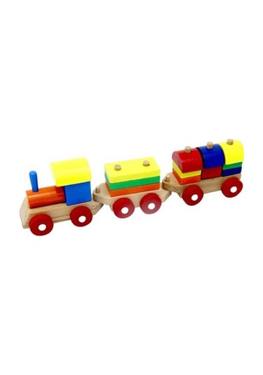 Oyuncak Playwood Eğitici Ahşap Bultak Tren
