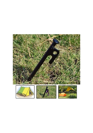 Novahub 4 Adet 25cm Kamp Gölgelik Zemin Çivi Seti 4 Pcs 25cm Açık Hava Rüzgar Geçirmez Tentesi Aksesuarı Çok Renkli