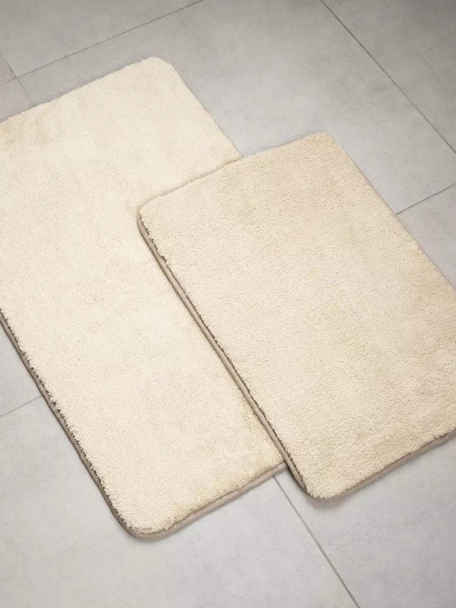 Bauheım Banyo Ve Tuvalet İçin Kaymaz Paspas Seti 2 Parça 228649298 Bej