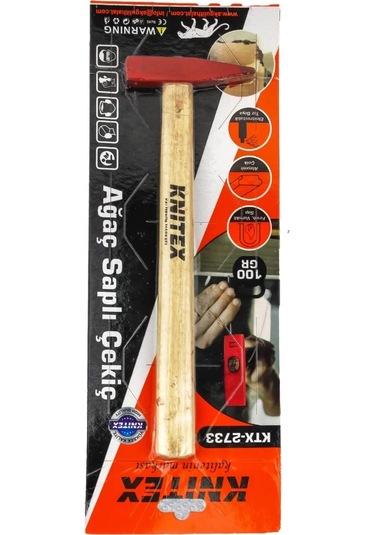 2733 Ağaç Saplı Çekiç 100gr Kl:70