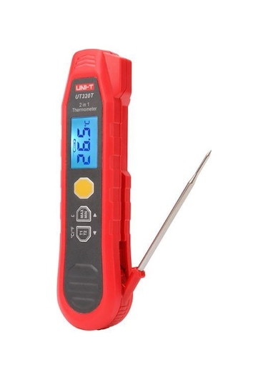 Unı-t Ut 320t 2 Si 1 Arada Dijital Termometre -40 / +300 Derece