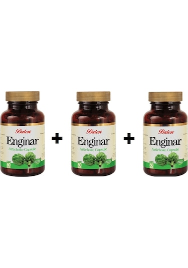 Balen Enginar Hapi - Artichoke - 475 Mg X 180 Kapsul - 3 Kutu