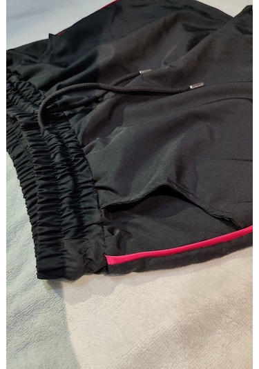 Siyah Büyük Beden Kadın Deniz Şortu Büyük Beden Şort 2xl-7xl Siyah