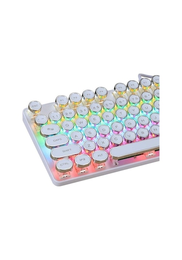 87 Tuşlu Daktilo Tarzı Blue Switch Mekanik Klavye