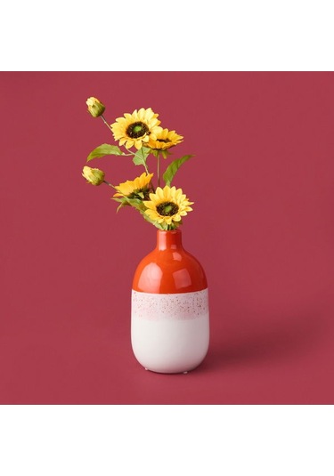 Evidea Deco Earthy Hues Vazo - Turuncu - 25 Cm Turuncu