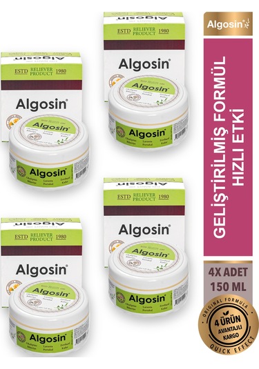 Algosin Masaj Kremi 4 x 150 ML