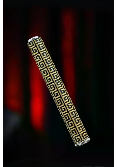 Caka Lighter Labirent Desen Gold Benzinli Çakmak - Ckl-007