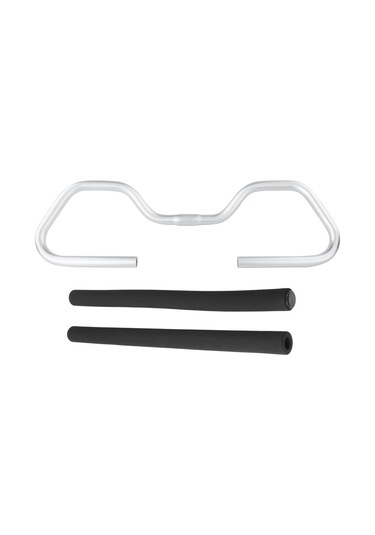 İle 25.4x600mm Kelebek Gidon Mtb Dağ Bisikleti Kum Gümüş Için Esnek A