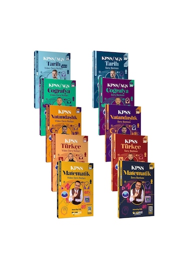 Yediiklim 2026 Kpss Atölye Seri Gy-gk Video Ders Notları Ve Soru Full Set 11 Kitap Paragraf Hediyeli