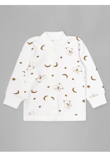 Krasavella Yenidoğanlar İçin 3 Parçalık Kazak Baskı 344447649 Sütlü