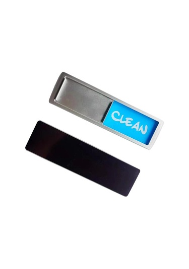 Neevoyu Bulaşık Makinesi Mıknatıslı İşaretçi - Temiz/kirli Durumu Gösterici, Gümüş Renkli Kırmızı/yeşil İkonlar Gümüş