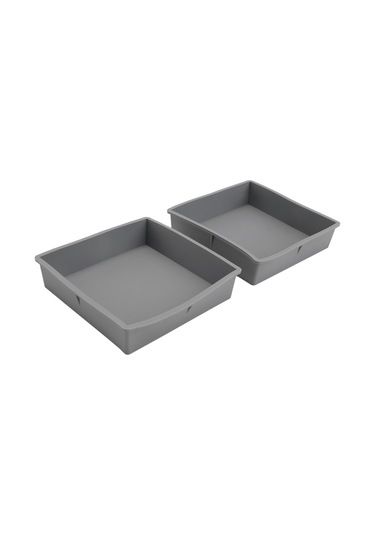 Kolay Pişirme Ve Yemek Hazırlığı İçin Sac Tepsi Bölücüler - Fırın, Mikrodalga Gri