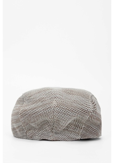 Tamer Tanca Erkek Deri & Tekstil Kahverengi Şapka 524 1080 London Spk Sk23/24 Kahve Kahverengi