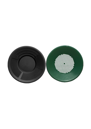 Altın Eleği Siyah Ve Pan Üstü Elek  Altın Arama Seti