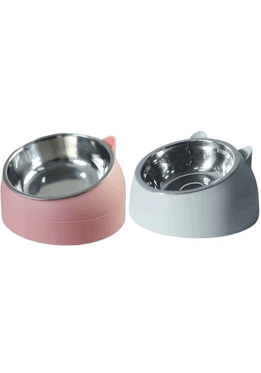 Kedi Köpek Mama Kabı Çelik Evcil Hayvan Mama Kabı İçme Suyu Kabı