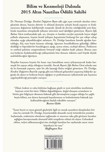 Beynin Şifa Bulma Gücü - Norman Doidge - Pegasus