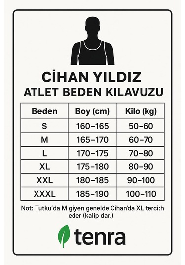 Beyaz Askılı Erkek Atlet 3 Adet %100 Pamuk Beyaz