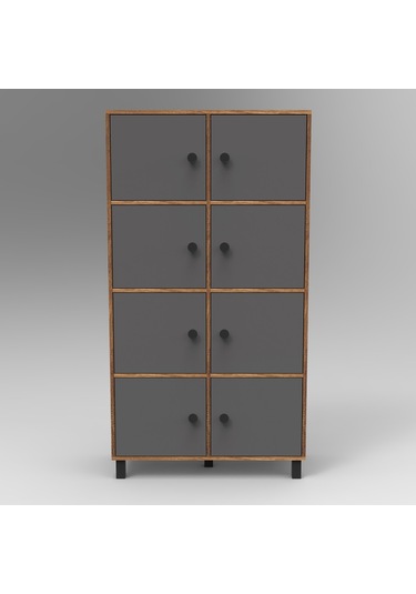 Robinhome Robin Home Vivaldi F Ofis Klasör Dolabı 8 Kapaklı Metal Ayaklı Ba