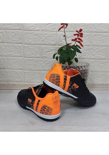 M.p 1356 Siyah-turuncu Halısaha Futbol Ayakkabısı 001