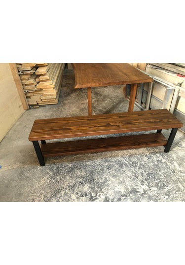 Bintaşmobilya Ceviz Rengi Kütük Tv Sehpasi