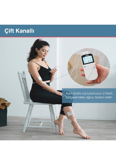 Acura Ac-933 Çift Kanallı, 50 Programlı Profesyonel Tens Cihazı