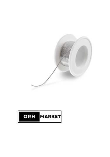 50gr 0.80mm Kalınlıkta Makara Lehim Teli – Yüksek Kalite, 6 Metre Uzunluk