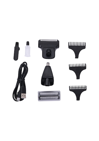 Powertec TR-375 3 in 1 3 Başlıklı Günlük Erkek Tıraş Bakım Seti + Ek Başlık