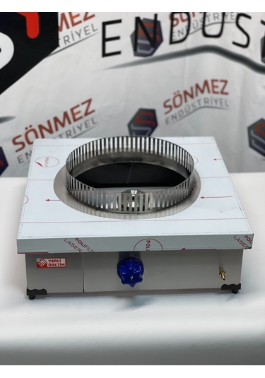 Paslanmaz Tantuni Ocağı 50 50 Cm Tepsi Dahil - Doğal Gazlı