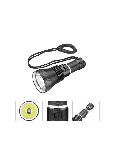 4200 Lümen Profesyonel Şarjlı El Feneri Wt-655 Çok Renkli