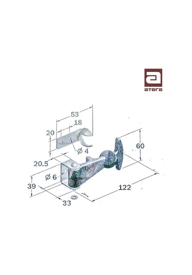Atega Fırkanin Kapısı İçin Lastik Kilit 159831260