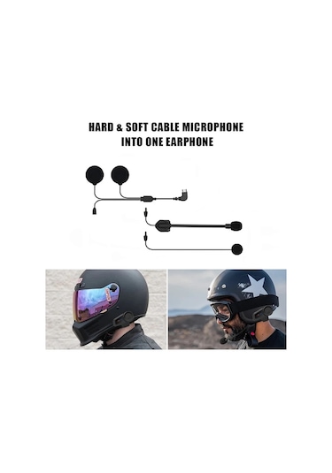 M2 M2c M3 M3s İntercom Serileri İçin Yedek Kulaklık Mikrofon Set