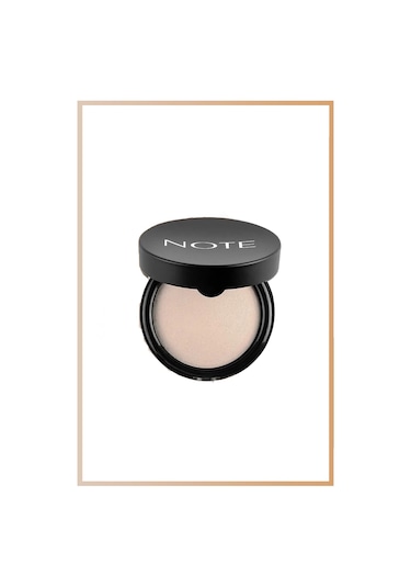 Note Cosmetique Baked Powder Mat Bitişli Fırınlanmış Toz Pudra - 04 Porcelain Ivory