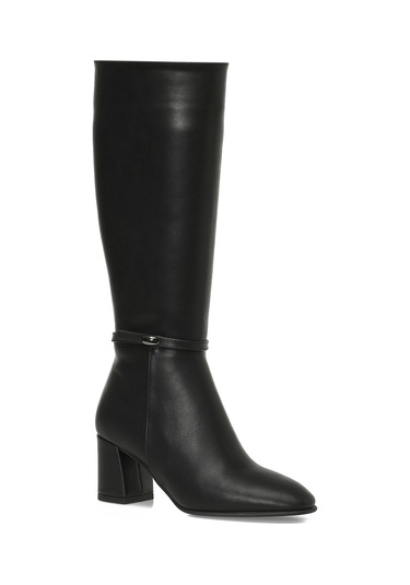 Butigo 25k-7049 5pr Siyah Kadın Topuklu Çizme 000000000102054697 Siyah