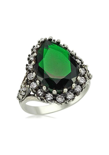 Gümüş Hürrem Sultan Bayan Yüzük (77925381)