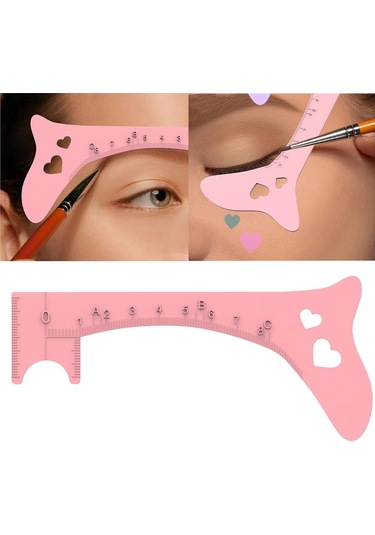 Suntek Tanımlı Kaş için Eyeliner Şablonu Pembe