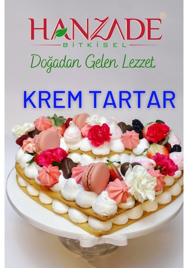 Hanzade Bitkisel Krem Tartar Potasyum Bitartarat 100 G