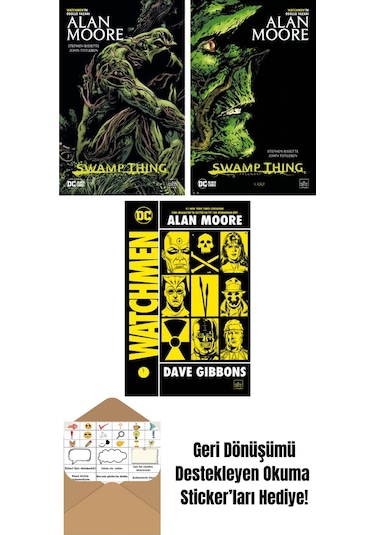 Swamp Thing Efsanesi: 3. Cilt + Swamp Thing Efsanesi: 1. Cilt + Watchmen