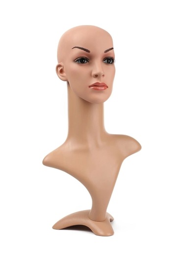Peruk Kafa Mankeni 3d Çok Renkli