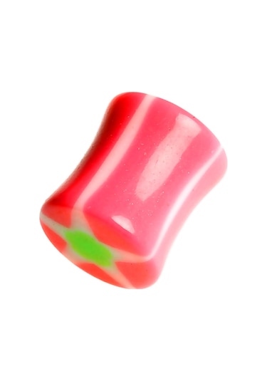 Tdgr00836 Karpuz Desen Bioplast Tunnel Piercing K4 Çok Renkli