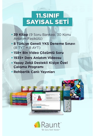 YKS 2027 Sayısal Erken Başlangıç Paketi (11. Sınıf - Mezun) | 2 Yıl Takip, Koçluk ve Kamplar Dahil