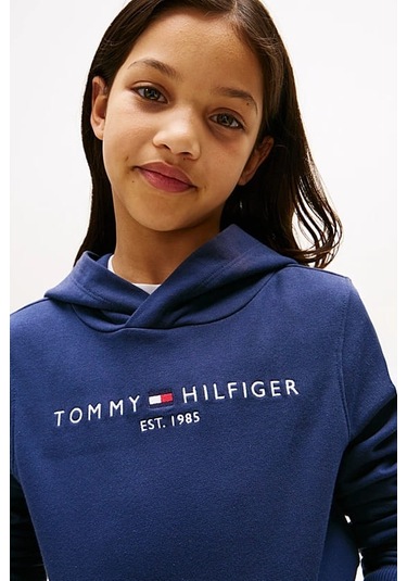 Unisex Çocuk Th Essential Hoodie Kapüşonlu Sweatshirt - Lacivert Twilight Navy