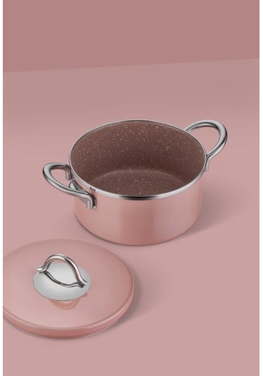 Neva N2981 Sweet Premıum Rose Chocolate Graye Tencere Seti