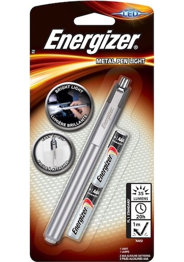 Energizer Metal Penlite Kalem Led Fener