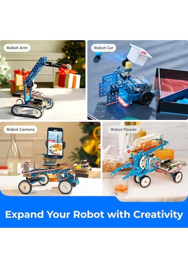 Makeblock Mbot Ultimate 10'u 1 Arada Programlanabilir Robot Kiti, Arduino & Raspberry Pi Uyumlu Akıllı Oyuncaklar