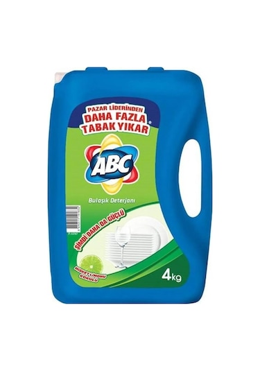 Abc Bulaşık Deterjanı Power Ve Misket Limon 4 Lt 2 Li Karma Paket