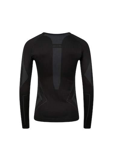 2as Erkek Heatwave Seamless Baselayer Üst İçilk Siyah/gri 001