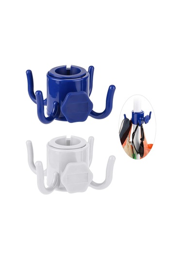 Plaj Şemsiyesi Kancası, 2 Adet 4 Pimli Plastik Şemsiye Askısı F Diğer