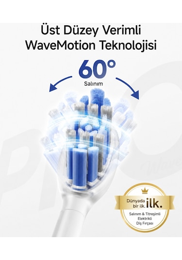 Laifen Wave Pro Transparan Elektrikli Diş Fırçası Transparan